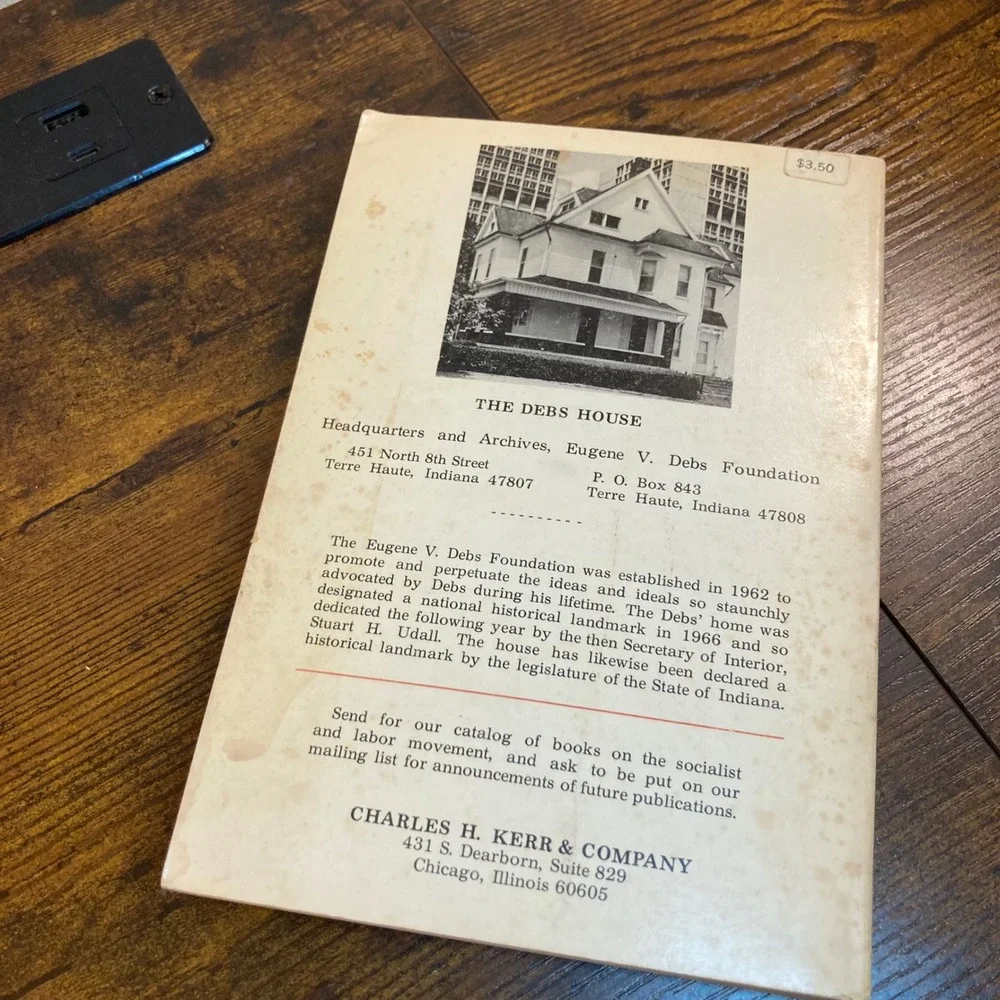 Walls and Bars Eugene Victor Debs 1973 Vtg American Socialist Communist Book